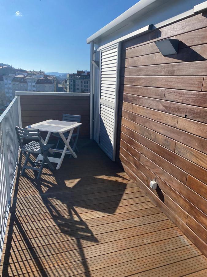 Ferienwohnung Atico Noa Con Terraza Y Parking Pontevedra Exterior foto